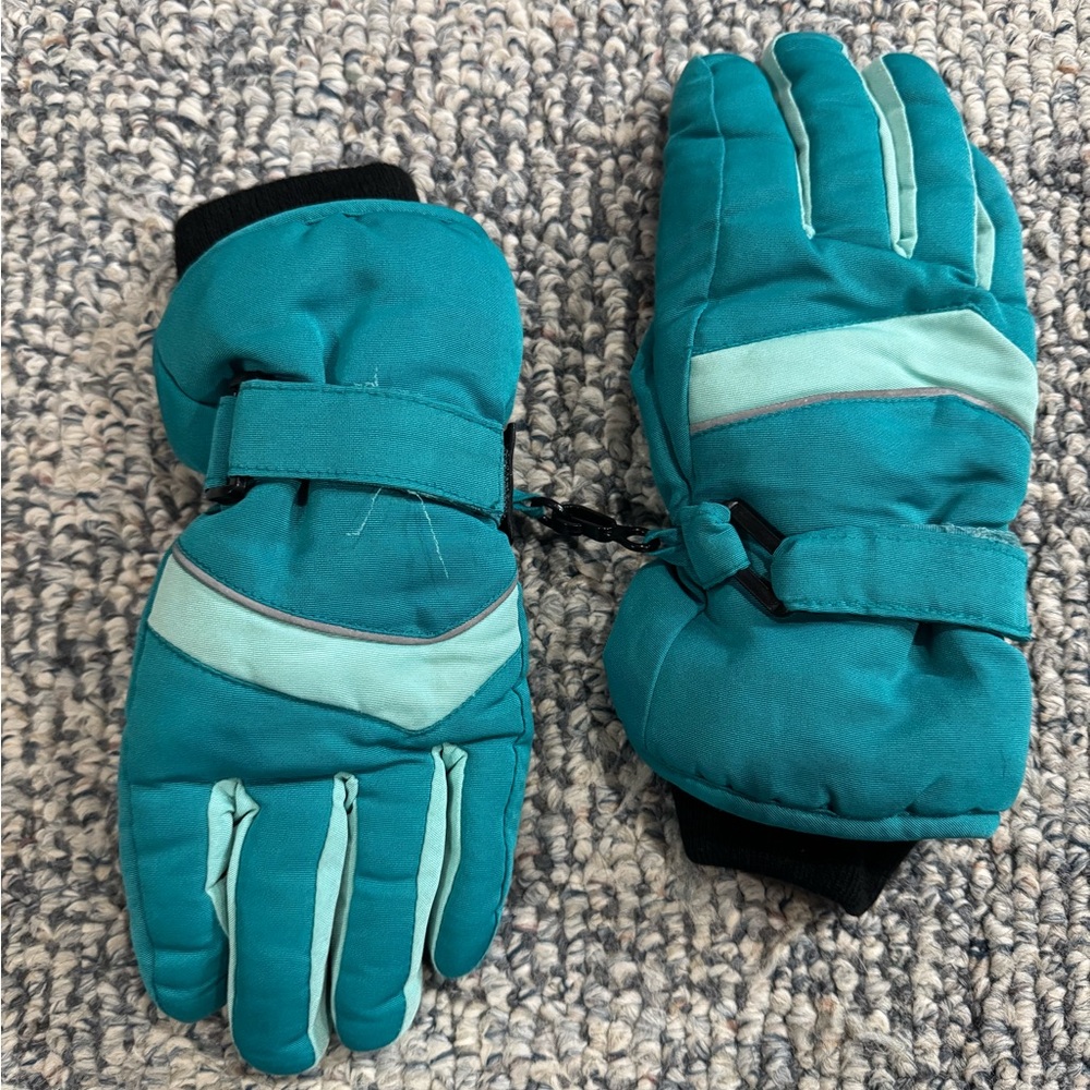 3M Thinsulate Blue and Black Mittens Insulated Winter Accessories